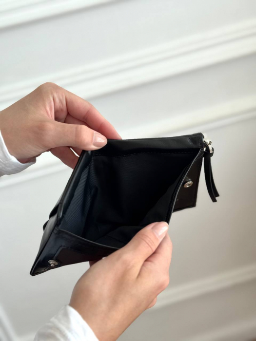 Женский кожаный кошелек арт. KZH0121 BLACK