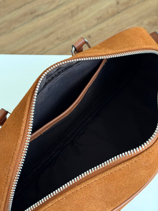 Женская кожаная сумка арт. ZHS395 YELLOW BROWN