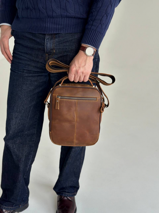 Мужская сумка планшет арт. BSP048 LIGHT BROWN