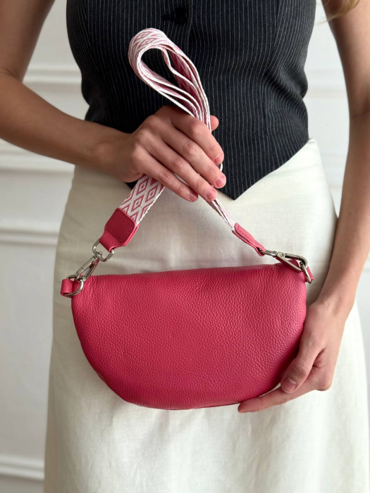 Женская кожаная сумка арт. ZHS421 PINK