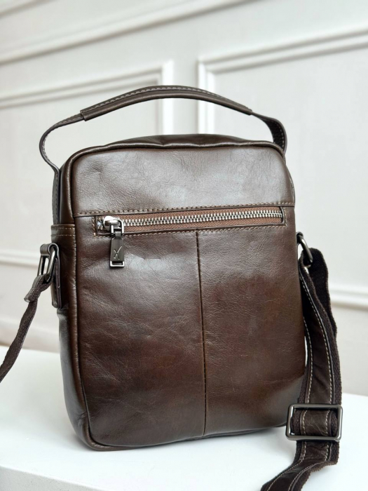 Мужская сумка планшет арт. BSP034 DARK BROWN