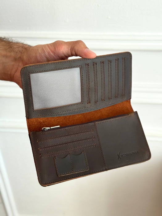 Кошелек мужской арт. KK086 DARK BROWN