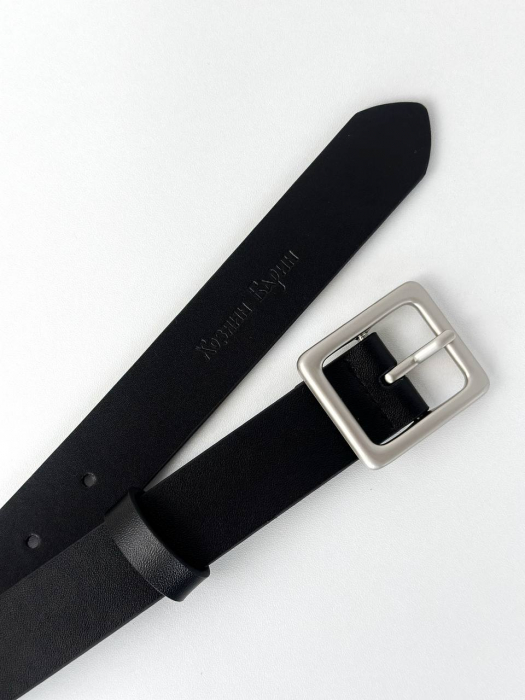 Женский кожаный ремень арт. ZRK054 BLACK