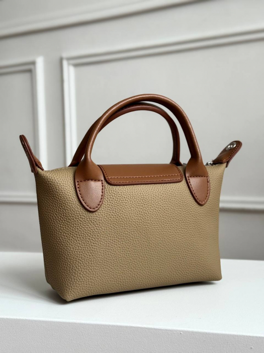 Женская кожаная сумка арт. ZHS430 BEIGE