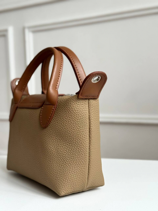 Женская кожаная сумка арт. ZHS430 BEIGE