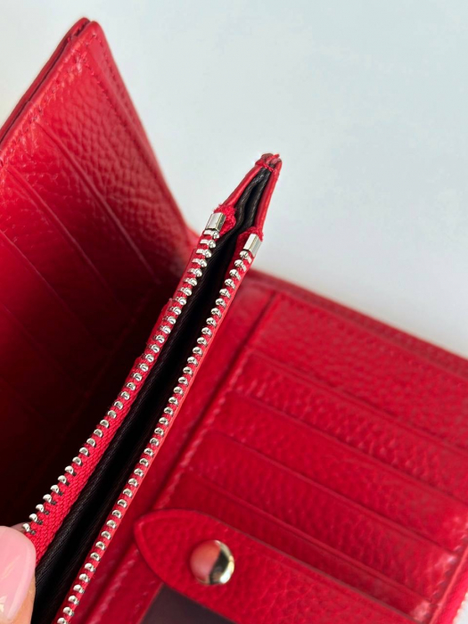 Женский кожаный кошелек арт. KZH0180 RED