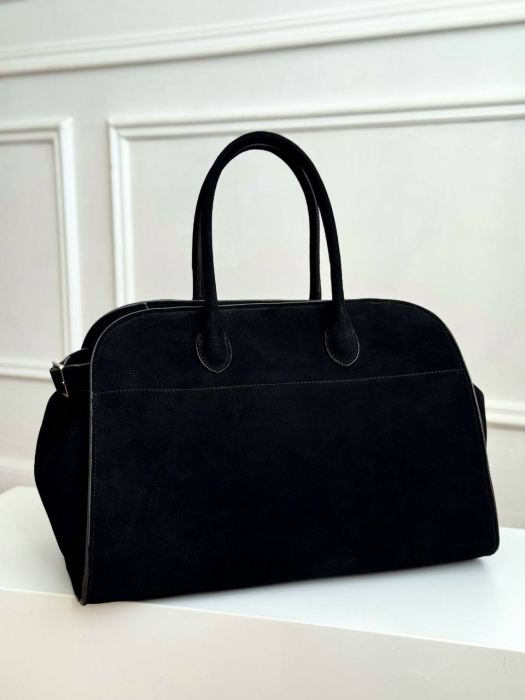 Женская кожаная сумка арт. ZHS293 BLACK VELVET
