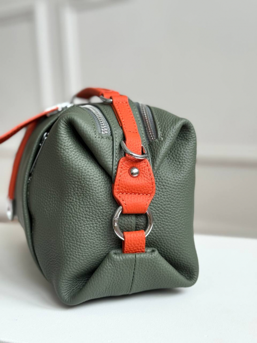 Женская кожаная сумка арт. ZHS252 GREEN