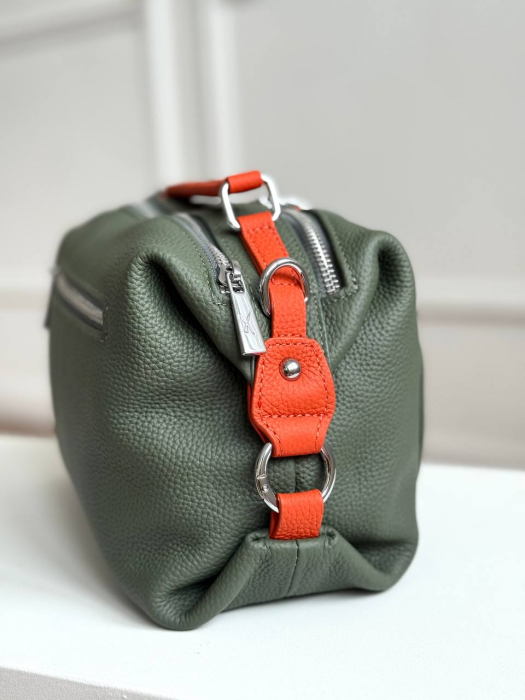 Женская кожаная сумка арт. ZHS252 GREEN