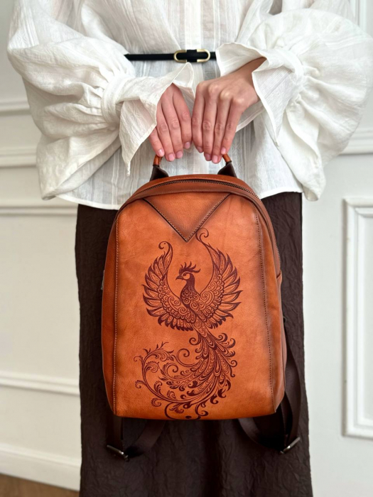Женский рюкзак арт. GKR095 BROWN