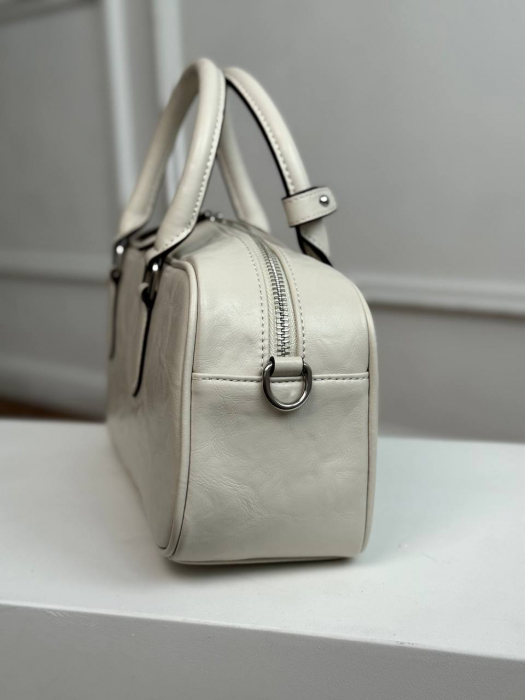 Женская кожаная сумка арт. ZHS395 WHITE