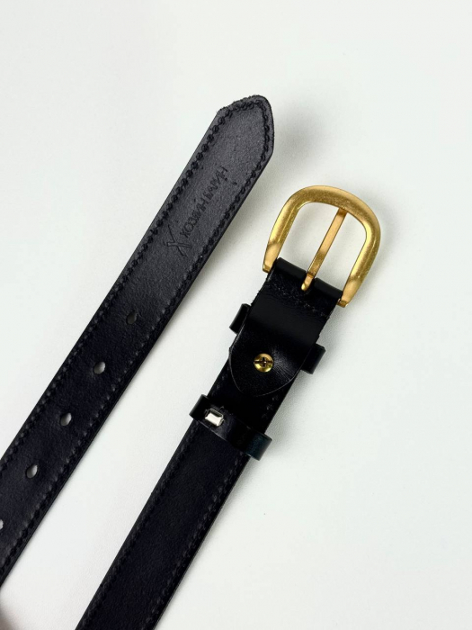 Женский кожаный ремень арт. ZRK091 BLACK