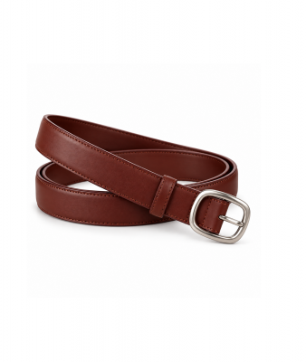 Женский кожаный ремень арт. ZRK077 BROWN