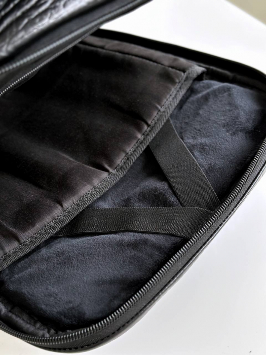 Мужской кожаный рюкзак арт. KR069 BLACK