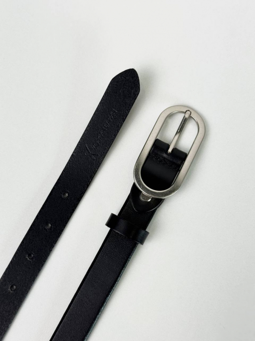 Женский кожаный ремень арт. ZRK092 BLACK