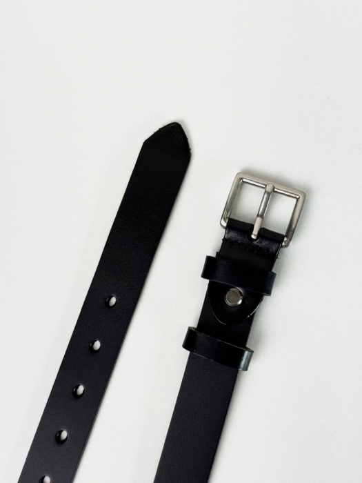 Женский кожаный ремень арт. ZRK093 BLACK