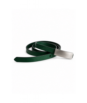 Женский кожаный ремень арт. ZRK045 GREEN