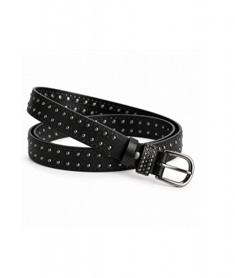 Женский кожаный ремень арт. ZRK088 BLACK