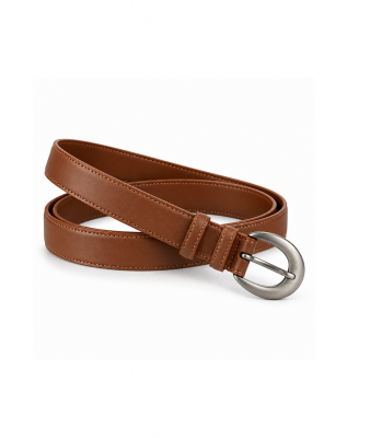 Женский кожаный ремень арт. ZRK075 BROWN