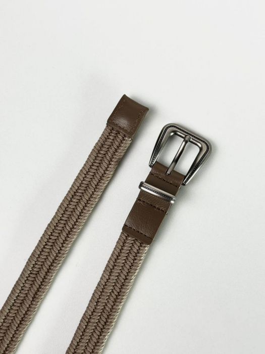 Женский кожаный ремень арт. ZRK098 BEIGE