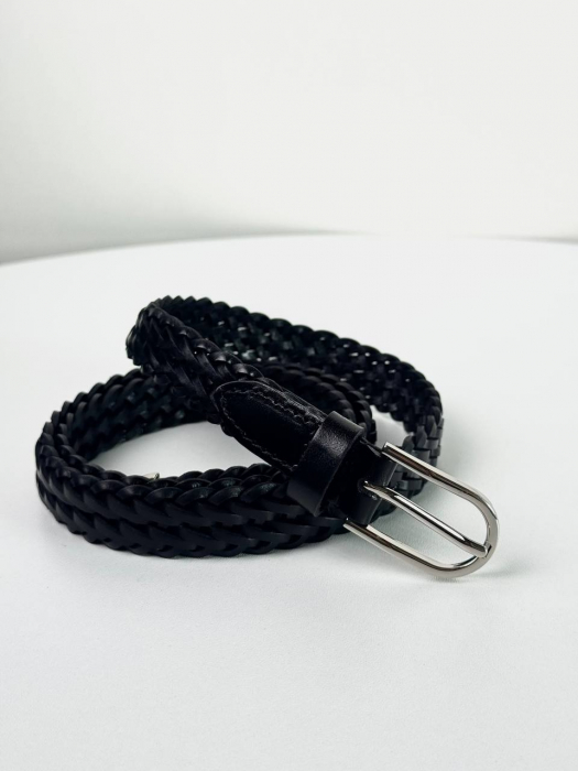 Женский кожаный ремень арт. ZRK099 BLACK