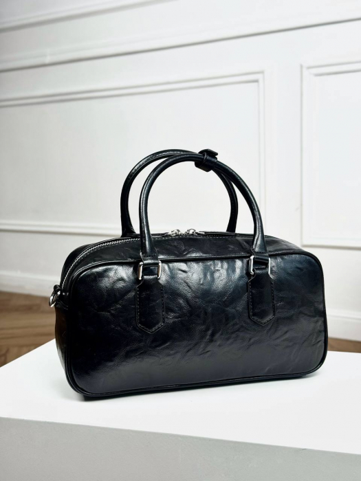 Женская кожаная сумка арт. ZHS395 BLACK