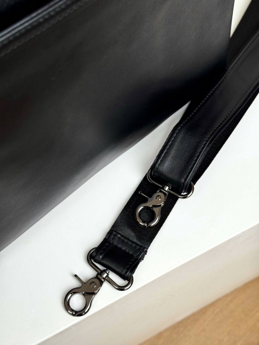 Мужская кожаная бизнес сумка арт. BS0101 BLACK