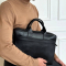 Мужская кожаная бизнес сумка арт. BS0101 BLACK