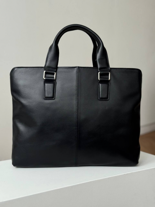 Мужская кожаная бизнес сумка арт. BS090 BLACK