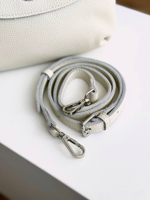 Женская кожаная сумка арт. ZHS025 WHITE