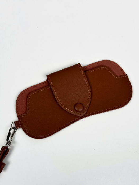 Футляр для очков арт. CHK003 BROWN
