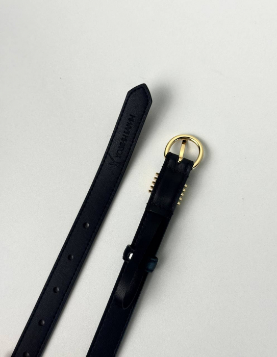 Женский кожаный ремень арт. ZRK0107 BLACK
