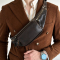 Мужская поясная сумка арт. SP018 BROWN