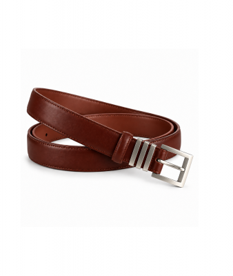 Женский кожаный ремень арт. ZRK084 BROWN