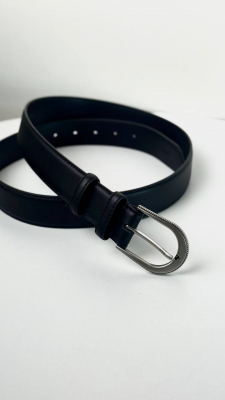 Женский кожаный ремень арт. ZRK0109 BLACK