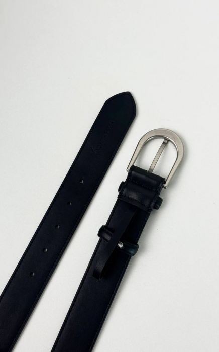 Женский кожаный ремень арт. ZRK0109 BLACK