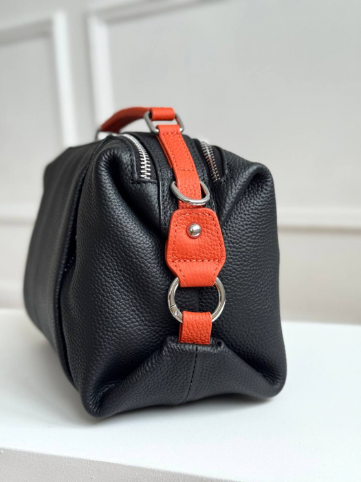 Женская кожаная сумка арт. ZHS252 BLACK