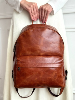 Женский рюкзак арт. GKR0109 BROWN