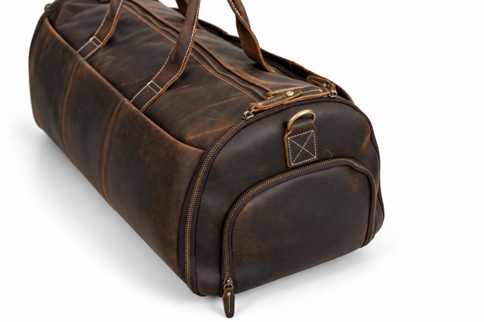 Кожаный портплед арт. DS036 DARK BROWN