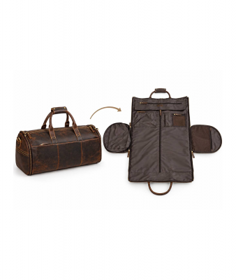 Кожаный портплед арт. DS036 DARK BROWN
