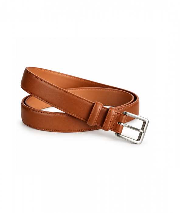 Женский кожаный ремень арт. ZRK087 BROWN
